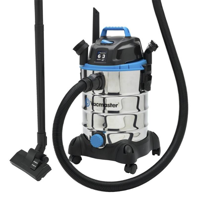 lot 6386 image: 6-gal. Stainless Steel Wetdry Vac With Blower Function