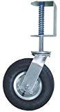 lot 6400 image: Shepherd Hardware 9798 Spring Loaded Swivel Pneumatic Wheel Gate Caster 8
