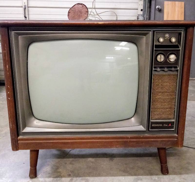 [値下げ] 50's vintage TV 1950s Sylvania TV Television Model 21C508BP Mid Century Vintage