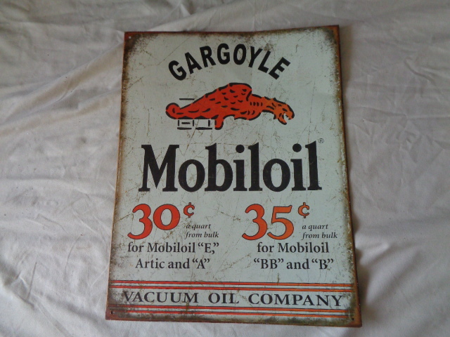 lot 6502 image: 16x12 Metal Gargoyle Sign