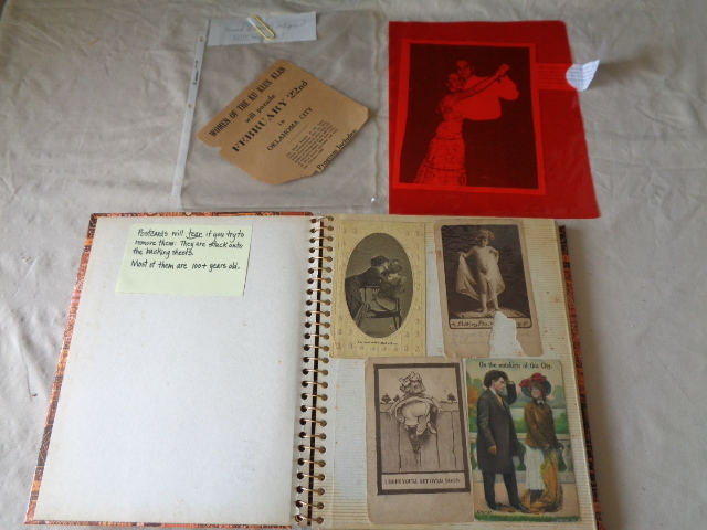 lot 6543 image: Very Old Post Cards In Photo Album