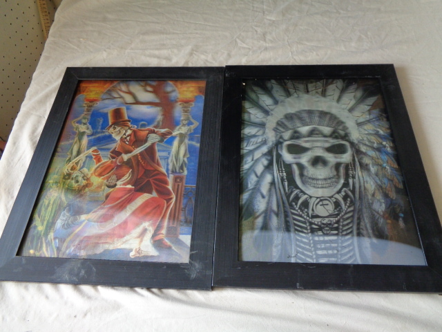 lot 6549 image: 2- 18x14 Very Cool Framed pictures