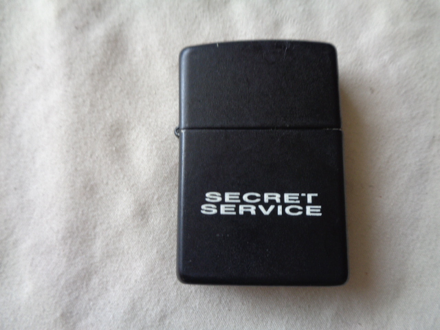lot 6554 image: Secret Service Zippo lighter