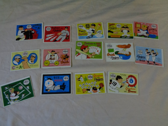 lot 6578 image: Late 60s World Series Cards
