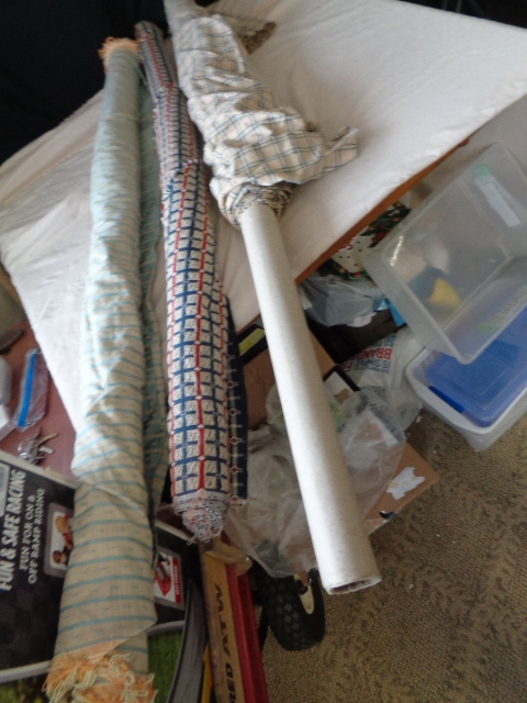 lot 6611 image: 3 Large Rolls of Material