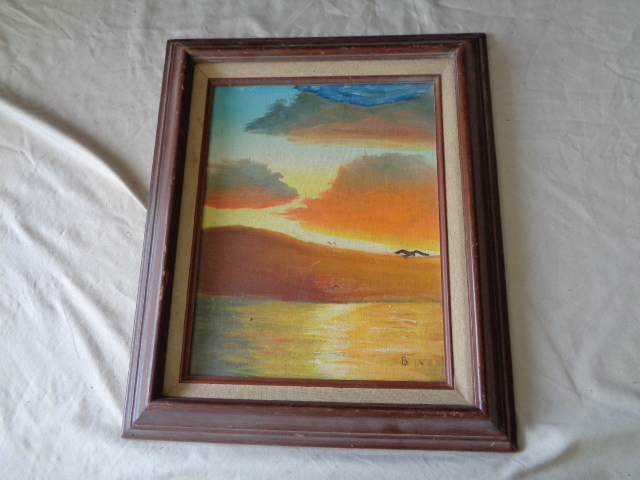 lot 6616 image: 11x14 B. Ives Painting