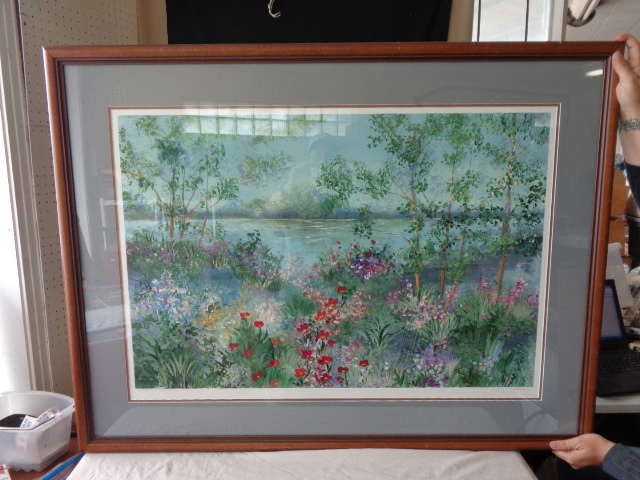 lot 6622 image: 47x 36 Stevens Romatic Cove Framed Picture