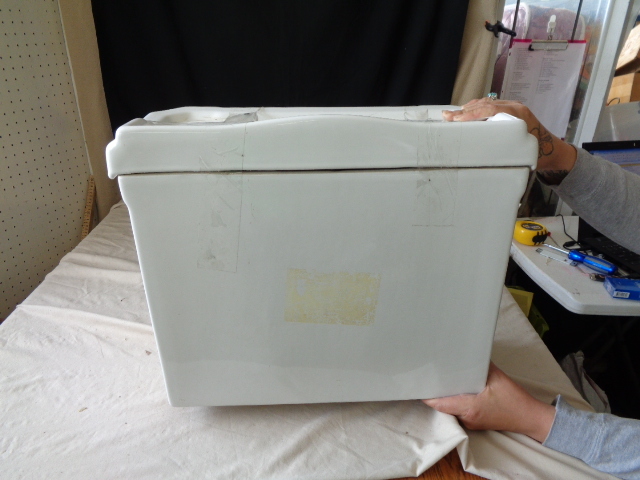 lot 6666 image: Appears New Toilet Tank