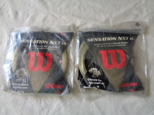 lot 6686 image: 2 New packs of Wilson Sensation NXT 16