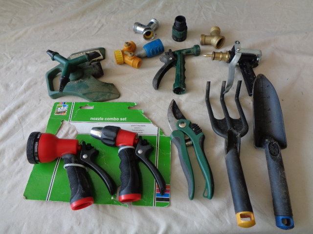 lot 6691 image: Garden Tools and Garden Hose Attachments