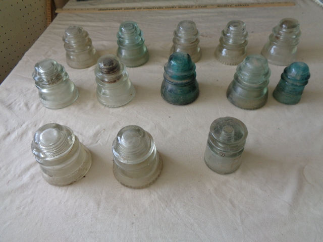 lot 6699 image: Glass Insulators