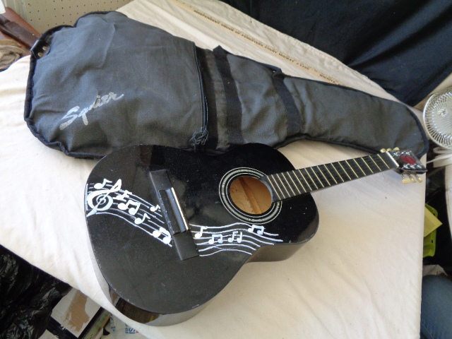lot 6713 image: Asheville Guitar and Squier Guitar Case