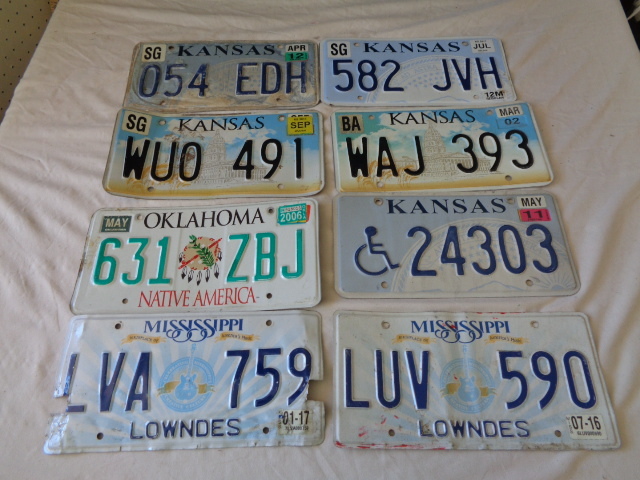 lot 6715 image: Metal Tags