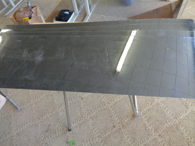 lot 6719 image: 4- 53X 16 Black PlexiGlass