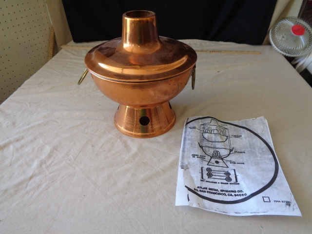 lot 6725 image: Vintage Mongolian Fire Pot