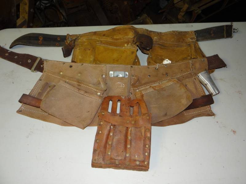lot 10679 image: 2 Tool Belts one with Metal Holders