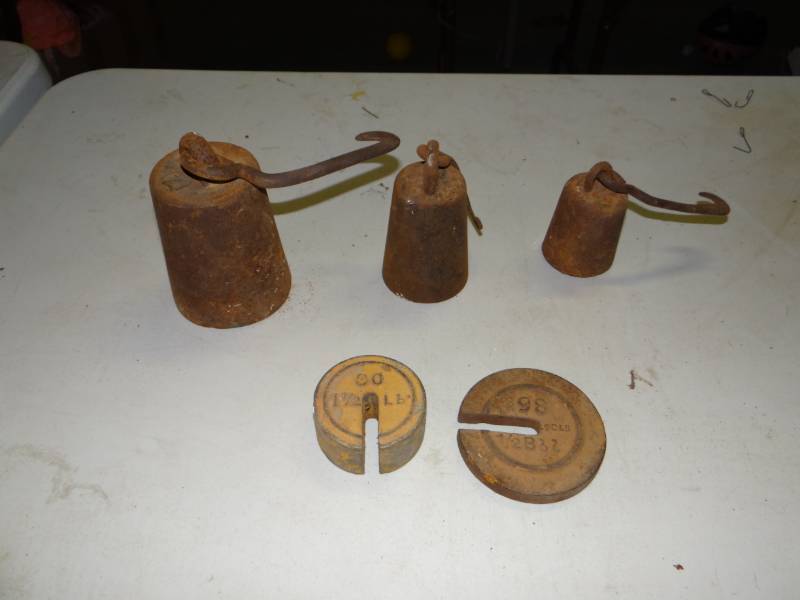 lot 10721 image: Weights For Antique Scale