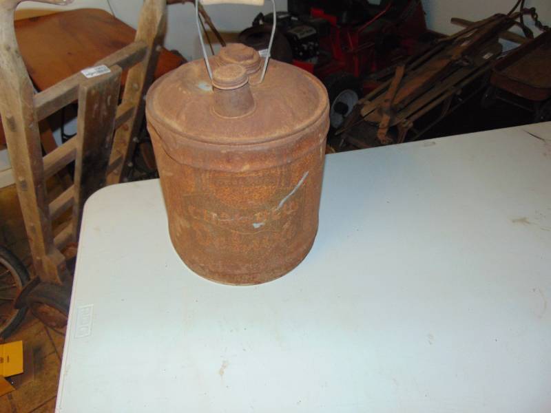 lot 10701 image: Champlin Metal oil Can