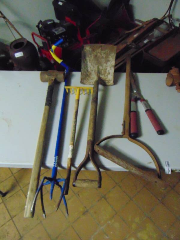 lot 10770 image: Large Lot Of Gardening Tools