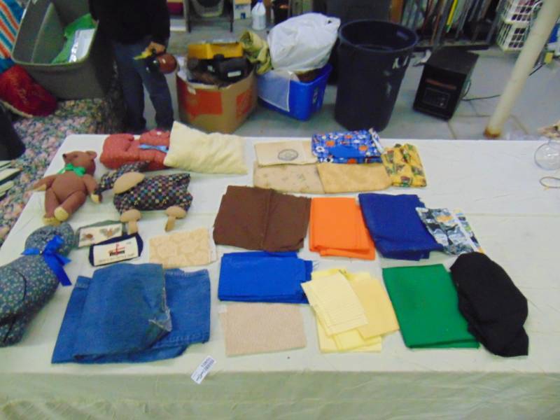 lot 10850 image: Vintage Stuffed Animals, Variety of Fabrics