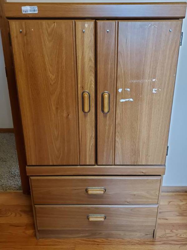 lot 13337 image: Composite Wardrobe Cabinet