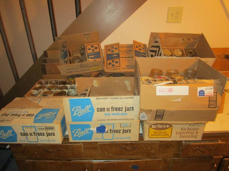 lot 13246 image: Huge Lot of Canning Jars