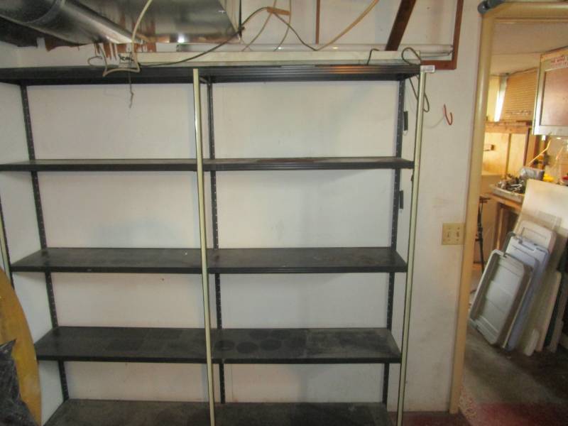 lot 13284 image: XL Metal Storage Shelving Unit