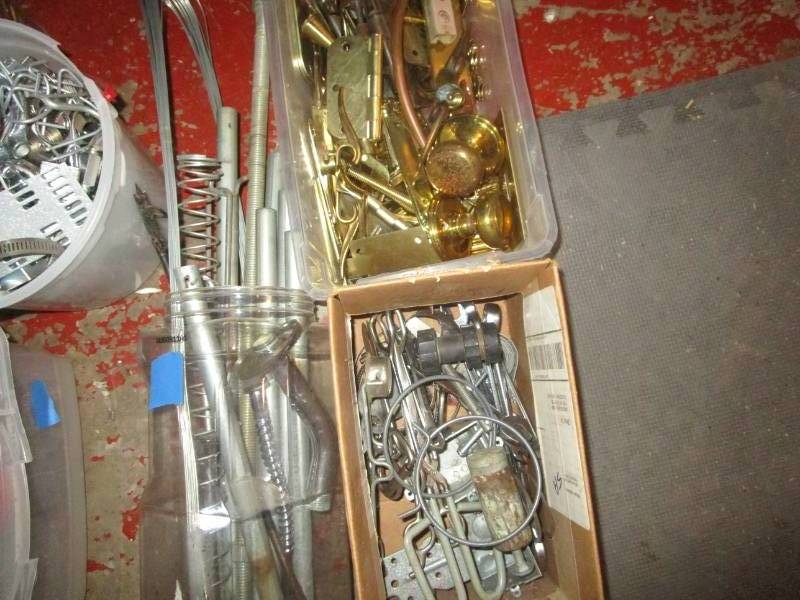 lot 13286 image: Misc Household  Repair Hardware Lot
