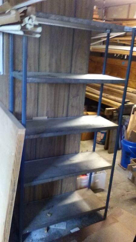 lot 13278 image: Metal Storage Shelving Unit