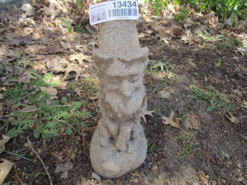 lot 13434 image: Concrete Garden Gnome Statue