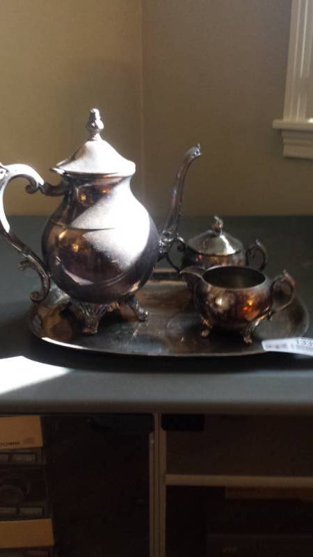 lot 13367 image: Rogers Silver Coffee Service Set