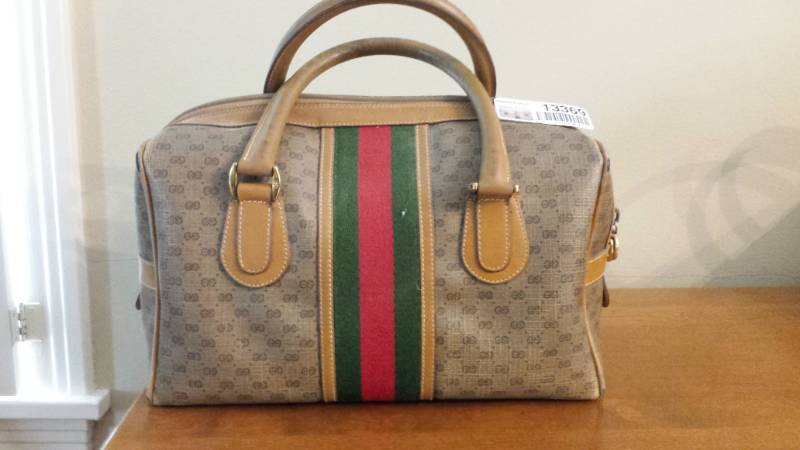 lot 13369 image: Authentic Gucci Handbag with Cover Bag