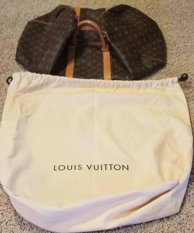 lot 13404 image: Authentic LOUIS VUITTON Monogram Keepall  Bandouliere SD 0939 Luggage Bag