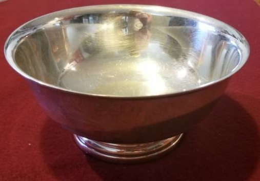 lot 13411 image: Gorham Sterling Silver Salad Bowl 389.8 grams