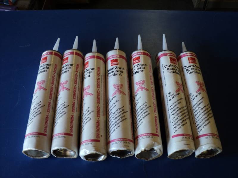lot 7263 image: (7) ct. lot Owens Corning Quiet Zone Acoustic Sealant 29 fl. oz tubes