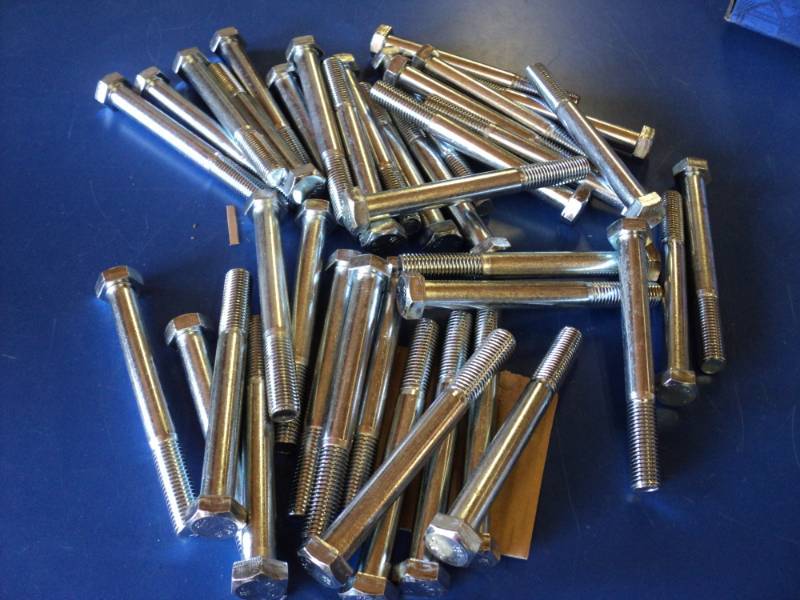 lot 7271 image: (40) ct lot Hillman Hex Bolt Coarse thread 34- 10 x 7
