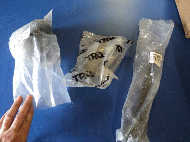 lot 7299 image: (3) ct. mixed lot auto parts TRQ, other