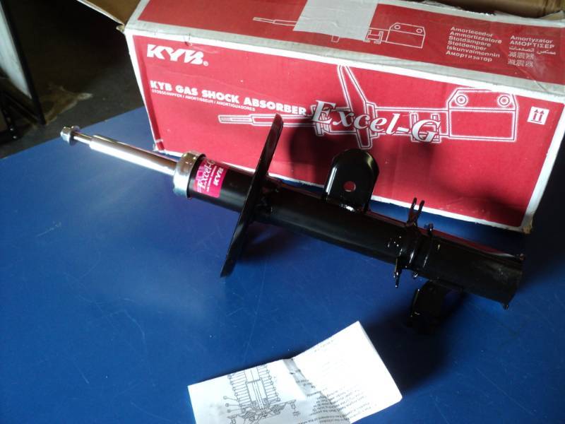 lot 7342 image: (1) pair KYB Gas Shock Absorbers PN 339345 & 339346 for Nissan Quest 2011-2013