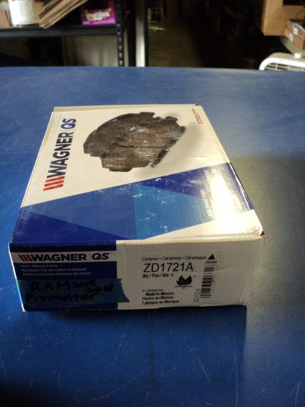 lot 7370 image: Wagner QS Disc Brake Pads ZD1721A for Ram 2015-2016 Pro Master