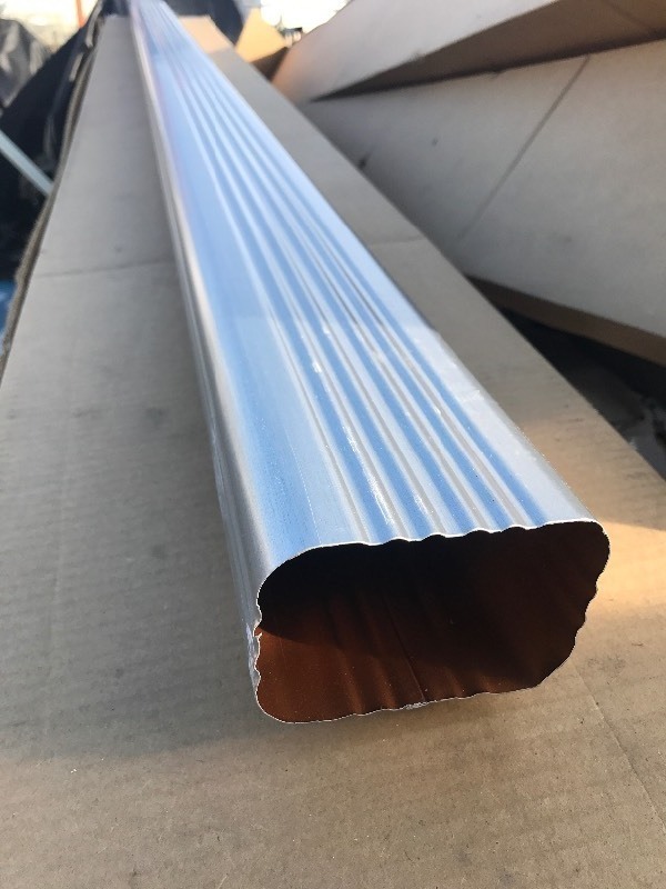 lot 109 image: Two new 10 foot long guttering downspouts as pictured