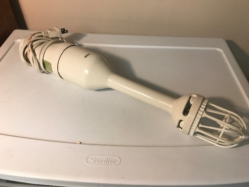 lot 143 image: Hand blender with attachment as pictured
