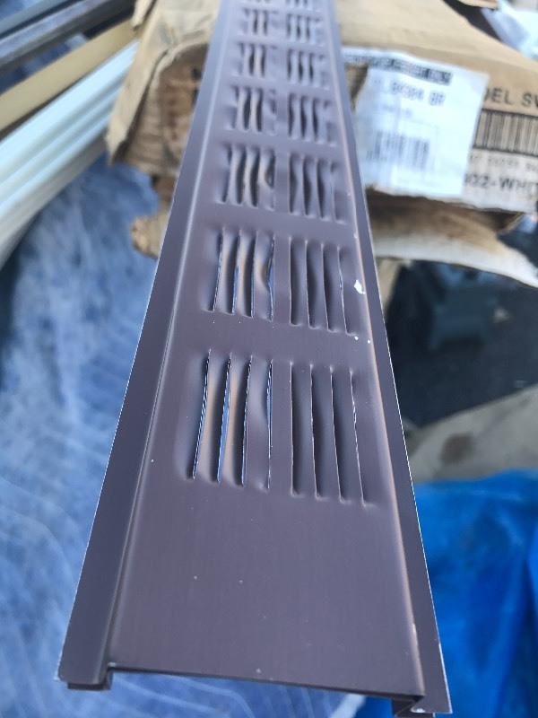 lot 74 image: 10 new 6 foot soffit vent inserts