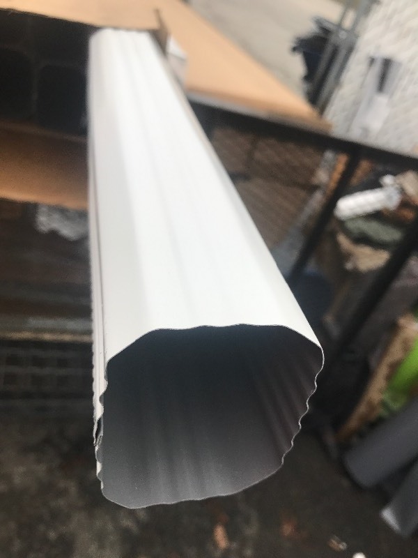lot 813 image: This lot is for (2) downspouts 2 x 3 and 10 feet long