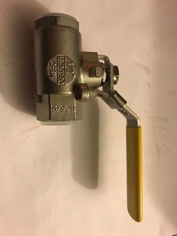 lot 9742 image: two new stainless steel three-quarter inch ball valve this lot is for two valves
