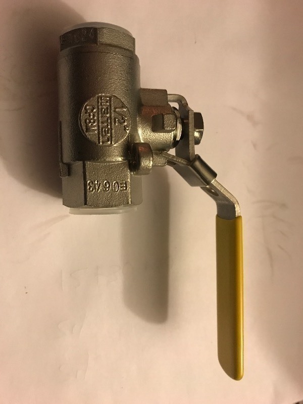 lot 9744 image: two new stainless steel 12 inch ball valve this lot is for two valves