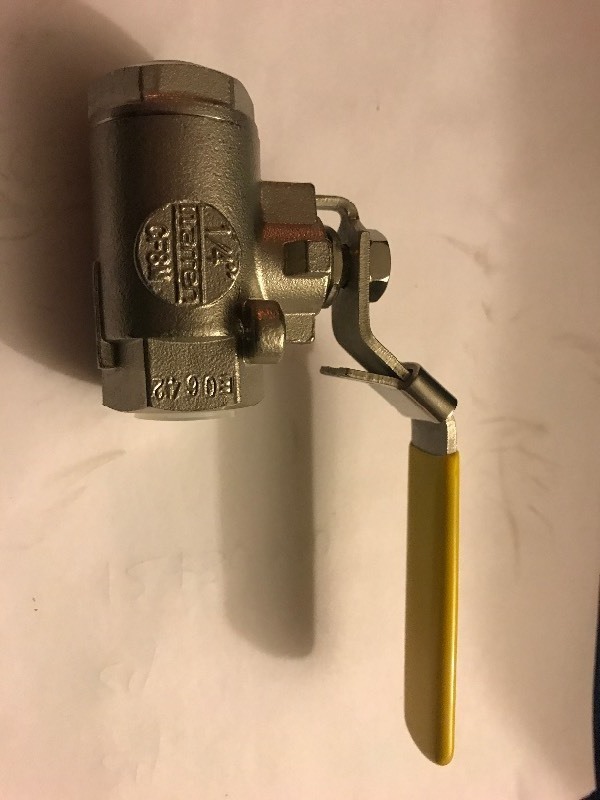 lot 9746 image: two new stainless steel 14 inch ball valve this lot is for two valves