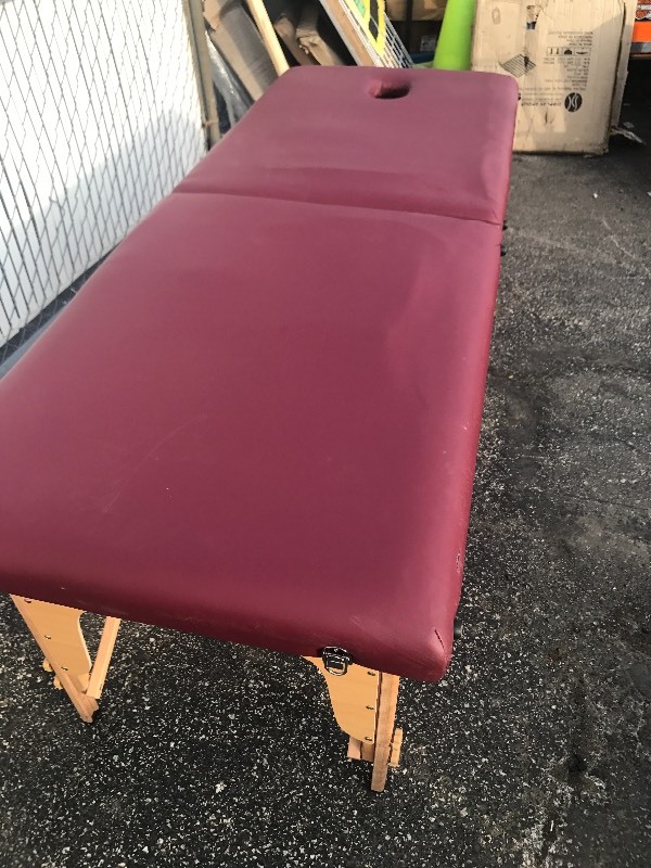 lot 172 image: Fold up massage table as pictured