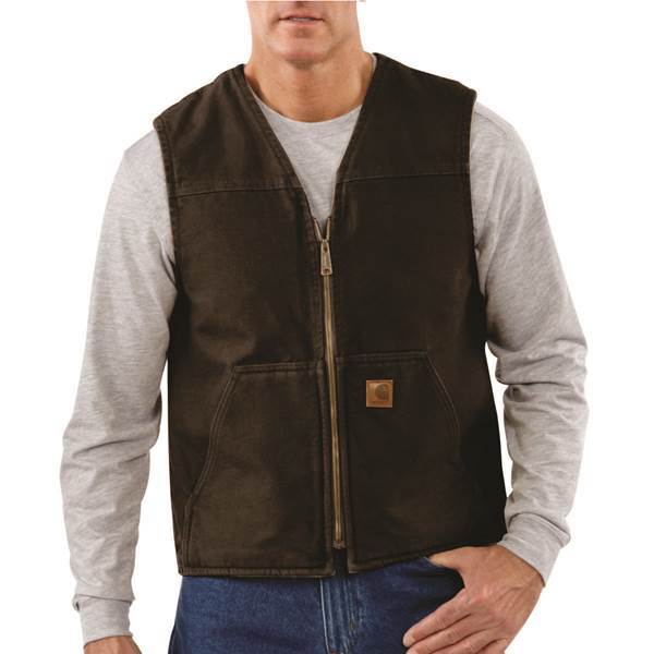 lot 319 image: Carhartt Mens Rugged Sherpa-Lined Vest