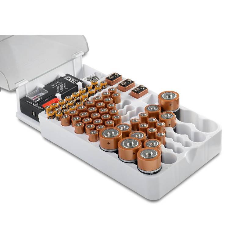 lot 334 image: As Seen on TV Battery Organizer, Clear