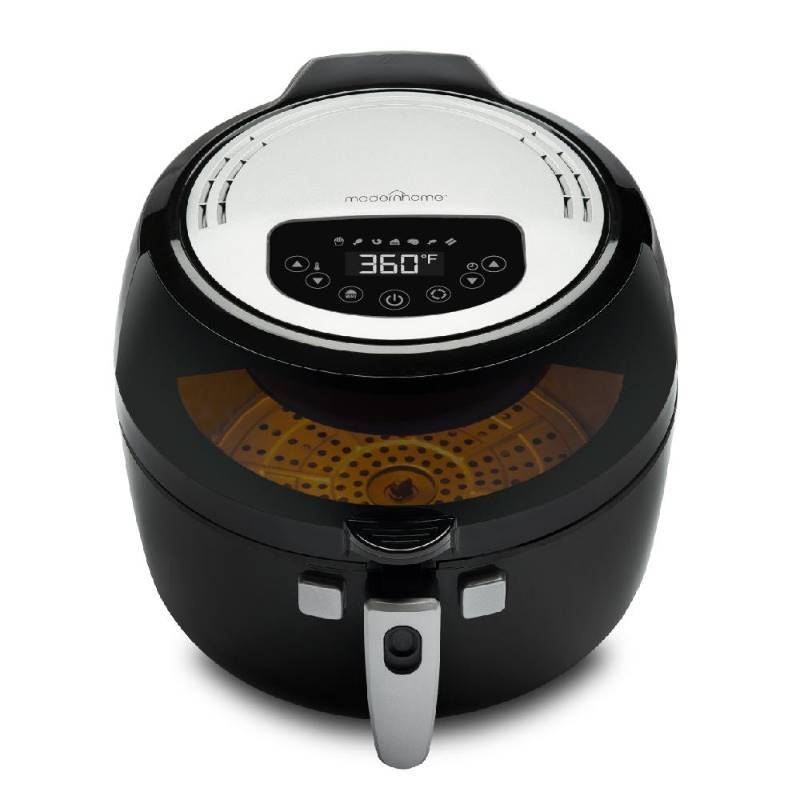 lot 343 image: Cyclone Rotating Digital Air Fryer (7 Qt.1350-Watt), Black